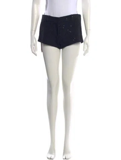 Pre-owned Miu Miu 2023 Mini Shorts In Blue