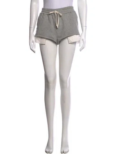 Pre-owned Miu Miu 2023 Mini Shorts In Grey