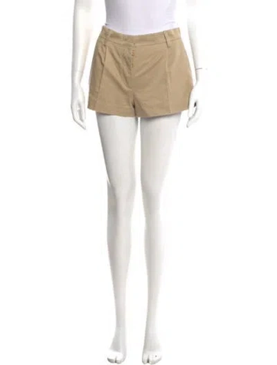 Pre-owned Miu Miu 2023 Mini Shorts In Neutral
