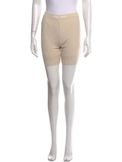 Pre-owned Miu Miu 2023 Mini Shorts W/ Tags In Pink