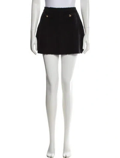 Pre-owned Miu Miu 2023 Mini Skirt In Black