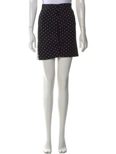 Pre-owned Miu Miu 2023 Mini Skirt In Black