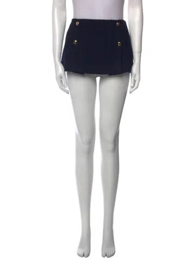 Pre-owned Miu Miu 2023 Mini Skirt In Blue