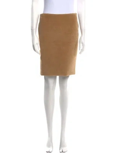 Pre-owned Miu Miu 2023 Mini Skirt In Brown