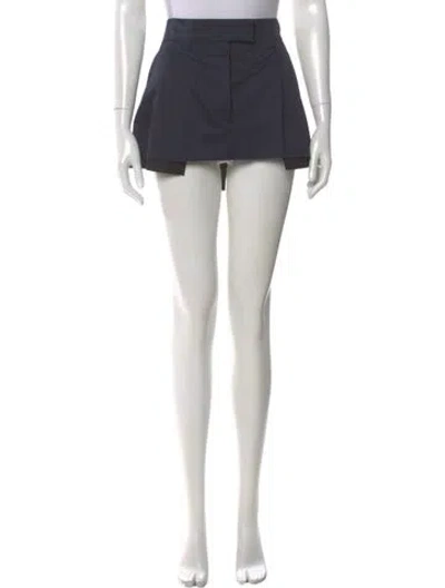 Pre-owned Miu Miu 2023 Mini Skirt In Gray