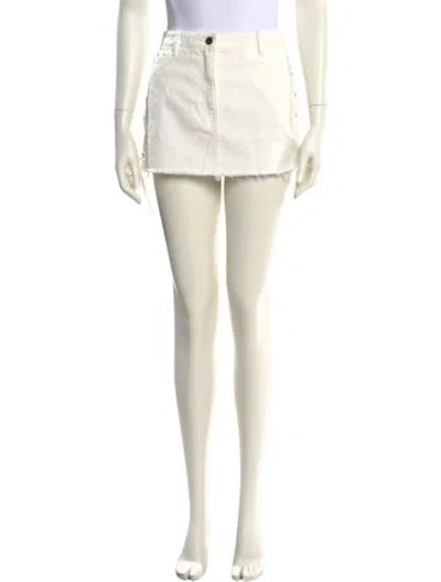 Pre-owned Miu Miu 2023 Mini Skirt In Neutral