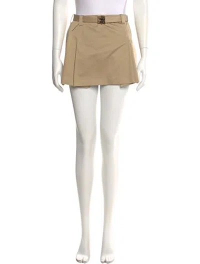 Pre-owned Miu Miu 2023 Mini Skirt In Neutral