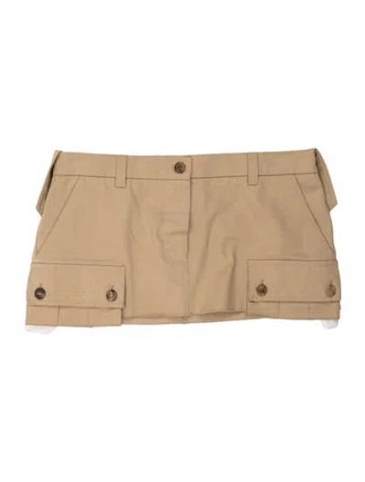 Pre-owned Miu Miu 2023 Mini Skirt In Neutral