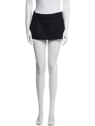 Pre-owned Miu Miu 2023 Mini Skirt W/ Tags In Black