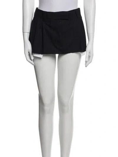 Pre-owned Miu Miu 2023 Mini Skirt W/ Tags In Blue