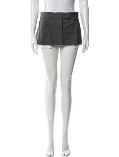 Pre-owned Miu Miu 2023 Mini Skirt W/ Tags In Blue