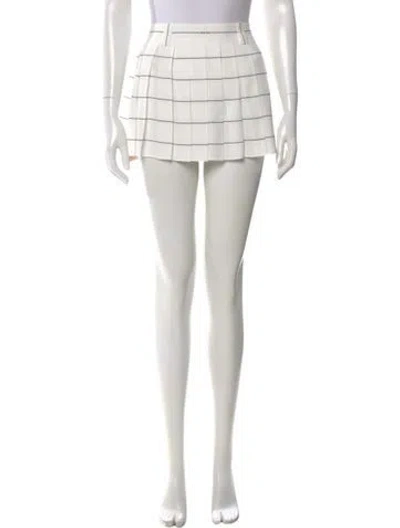 Pre-owned Miu Miu 2023 Mini Skirt W/ Tags In Neutral
