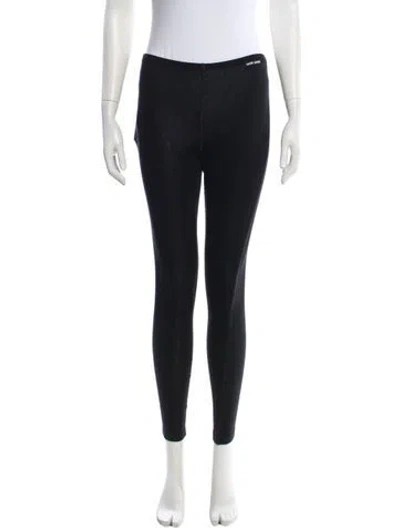 Pre-owned Miu Miu 2023 Skinny Leg Pants W/ Tags In Black