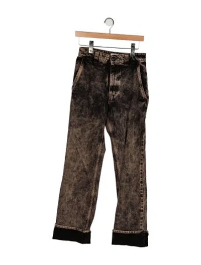 Pre-owned Miu Miu 2023 Straight Leg Jeans In Neutral