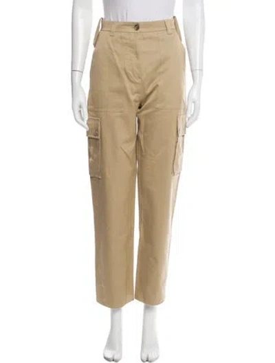 Pre-owned Miu Miu 2023 Straight Leg Pants In Neutral