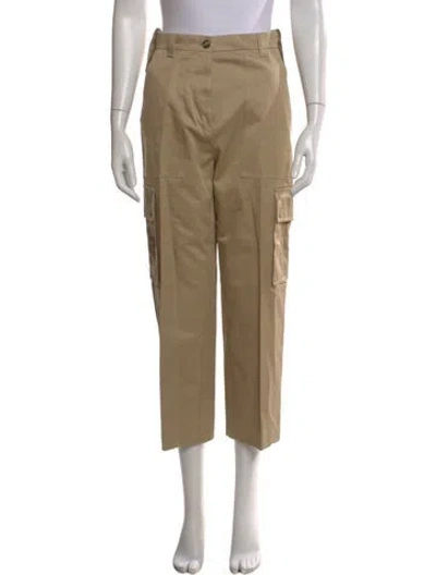 Pre-owned Miu Miu 2023 Straight Leg Pants W/ Tags In Neutral