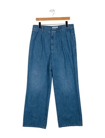 Pre-owned Miu Miu 2023 Wide Leg Jeans In Blue