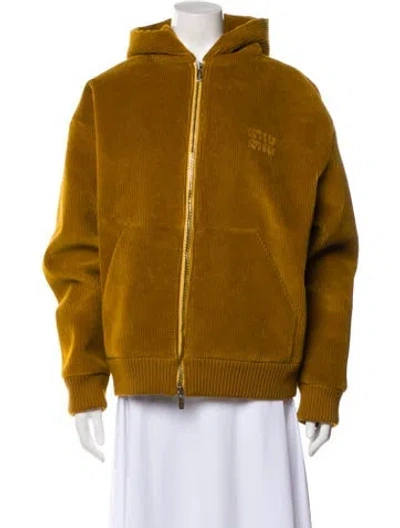 Pre-owned Miu Miu 2023 Wool Jacket In Black