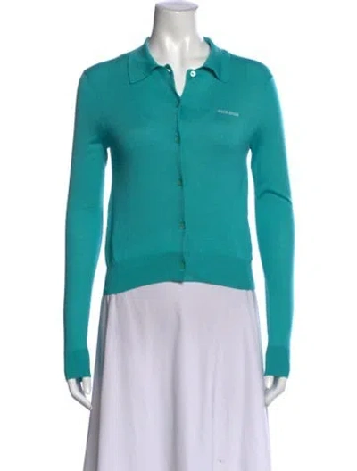 Pre-owned Miu Miu 2024 Cashmere Polo In Multi