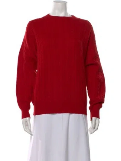 Pre-owned Miu Miu 2024 Cashmere Sweater In Red