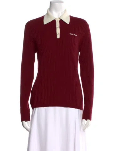 Pre-owned Miu Miu 2024 Holiday Sweater