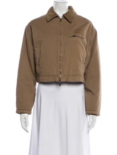 Pre-owned Miu Miu 2024 Jacket In Neutral