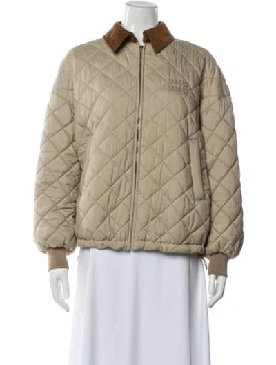 Pre-owned Miu Miu 2024 Jacket In Neutral