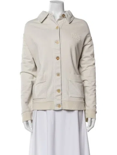 Pre-owned Miu Miu 2024 Jacket In Neutral