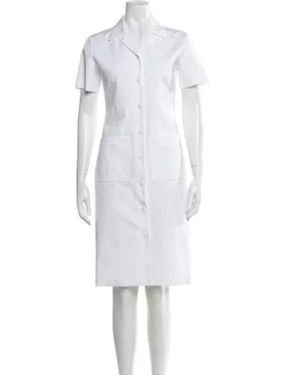 Pre-owned Miu Miu 2024 Knee-length Dress In White