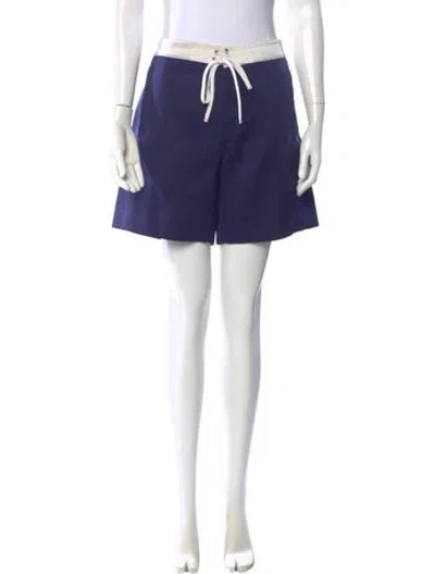 Pre-owned Miu Miu 2024 Knee-length Shorts In Blue