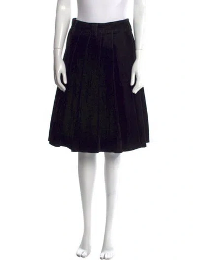 Pre-owned Miu Miu 2024 Knee-length Skirt In Black