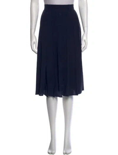 Pre-owned Miu Miu 2024 Knee-length Skirt In Blue