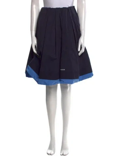 Pre-owned Miu Miu 2024 Knee-length Skirt In Blue