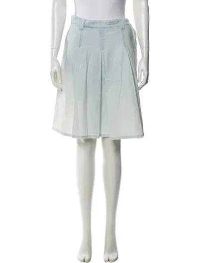 Pre-owned Miu Miu 2024 Knee-length Skirt In Blue