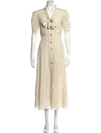 Pre-owned Miu Miu 2024 Long Dress In Neutral