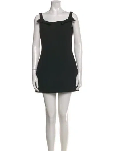 Pre-owned Miu Miu 2024 Mini Dress In Black