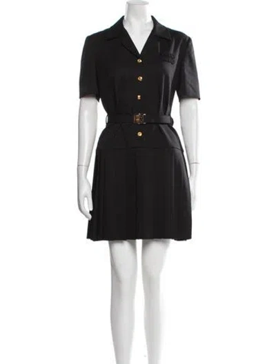 Pre-owned Miu Miu 2024 Mini Dress In Black