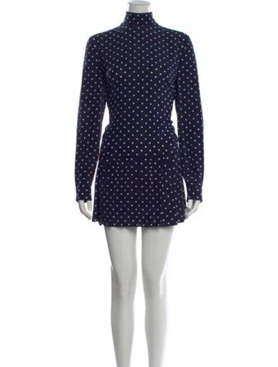 Pre-owned Miu Miu 2024 Mini Dress In Blue