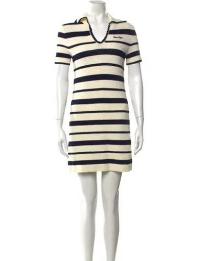 Pre-owned Miu Miu 2024 Mini Dress In Multi