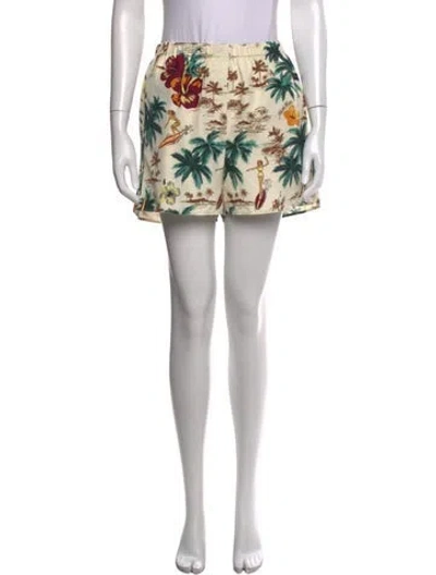 Pre-owned Miu Miu 2024 Mini Shorts In Blue