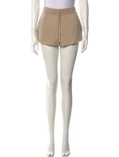 Pre-owned Miu Miu 2024 Mini Shorts In Neutral