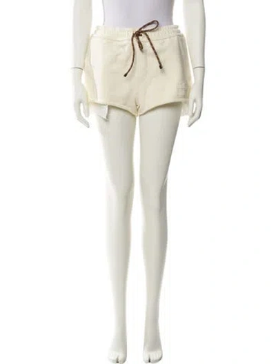 Pre-owned Miu Miu 2024 Mini Shorts In Neutral