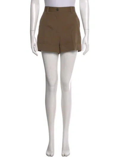 Pre-owned Miu Miu 2024 Mini Shorts In Neutral
