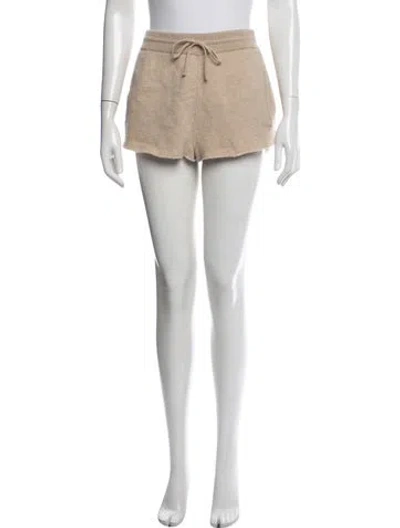 Pre-owned Miu Miu 2024 Mini Shorts In Neutral