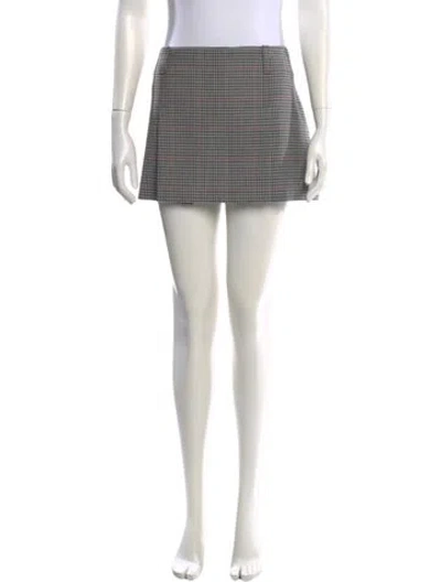 Pre-owned Miu Miu 2024 Mini Skirt In Black