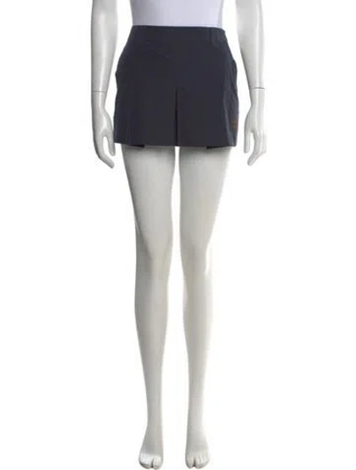 Pre-owned Miu Miu 2024 Mini Skirt In Blue