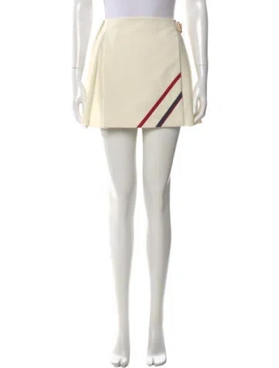 Pre-owned Miu Miu 2024 Mini Skirt In Neutral