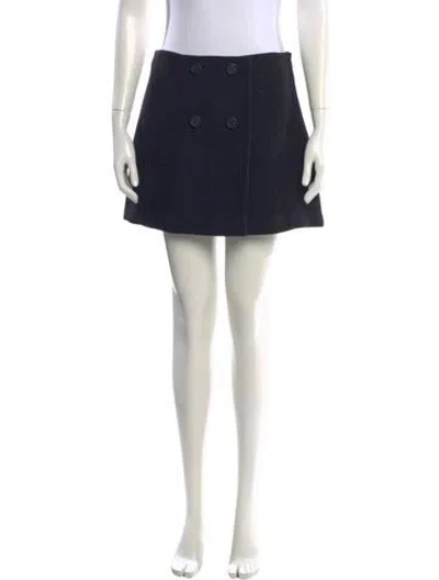 Pre-owned Miu Miu 2024 Mini Skirt W/ Tags In Black