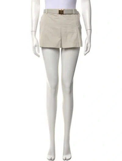 Pre-owned Miu Miu 2024 Mini Skirt W/ Tags In Neutral