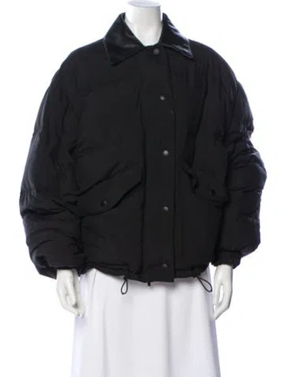 Pre-owned Miu Miu 2024 Puffer Coat In Black